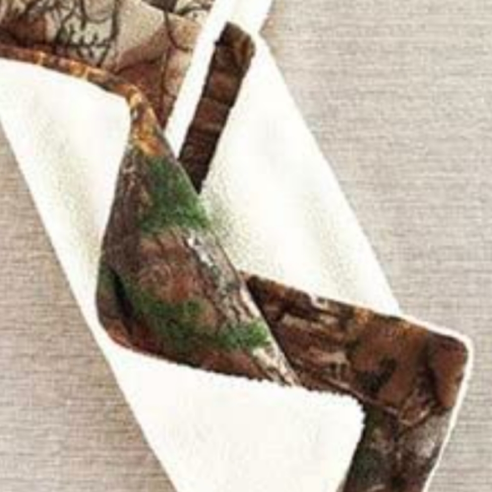 Hooded Scarf Berber lined fleece reversible pink n brown available - Picture 5 of 5